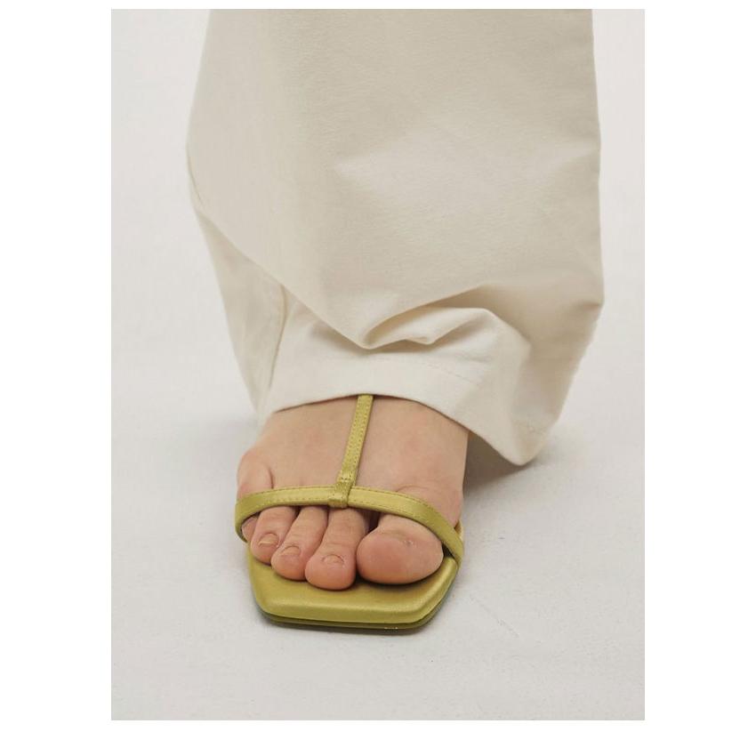 TODAYFUL トゥデイフル 2026springsummer 靴 Satin Strap Sandals