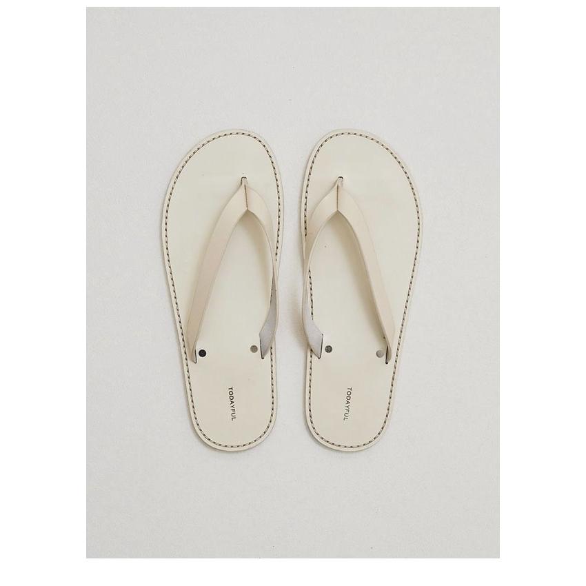 TODAYFUL トゥデイフル 2026springsummer 靴 Leather Thong Sandals 4