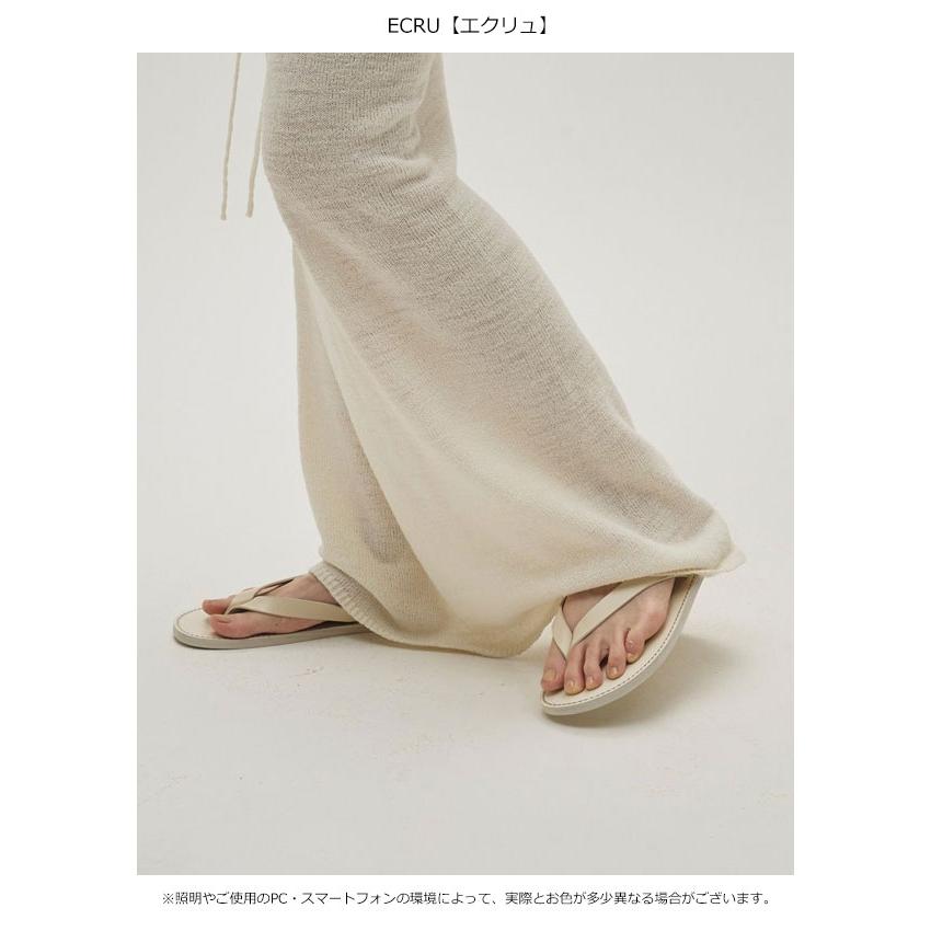 TODAYFUL トゥデイフル 2026springsummer 靴 Leather Thong Sandals 4