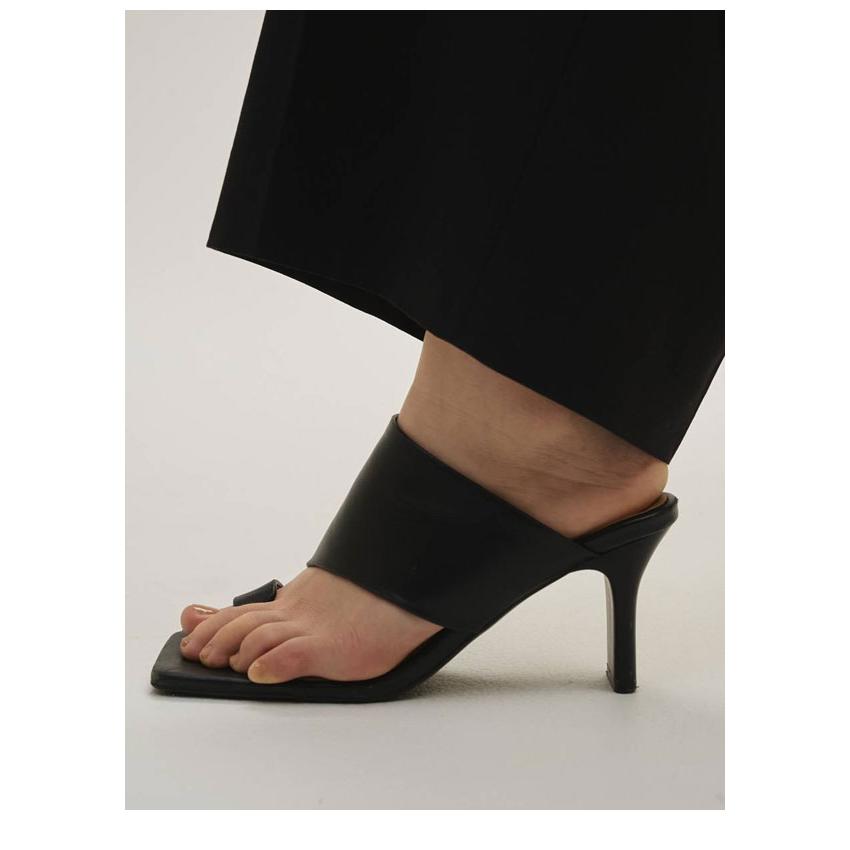 TODAYFUL トゥデイフル 2026springsummer 靴 Square Leather Sandals