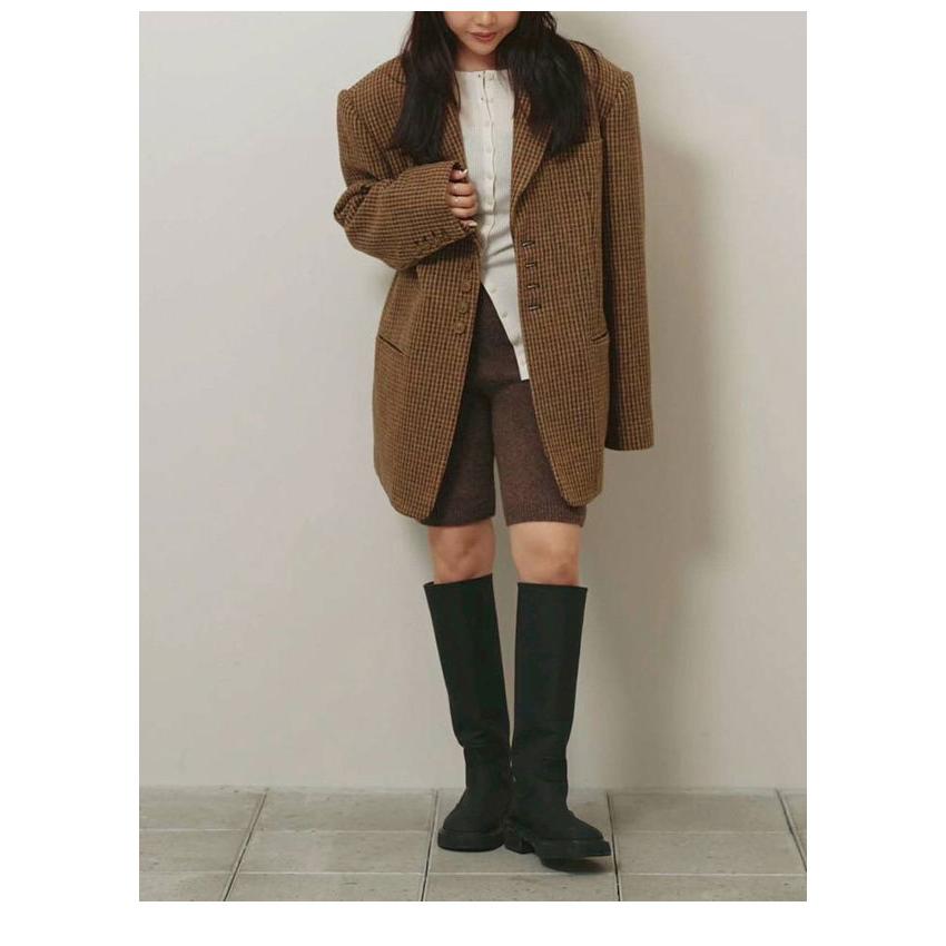 TODAYFUL トゥデイフル 2026Prefall アウター Wool100% Check Jacket 9