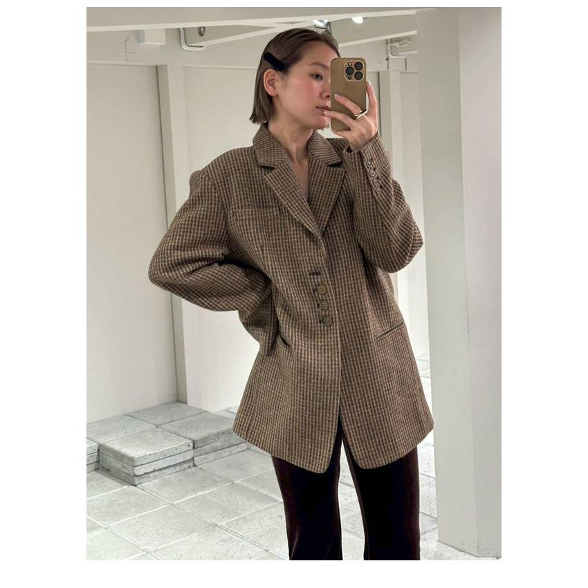 TODAYFUL トゥデイフル 2026Prefall アウター Wool100% Check Jacket 9