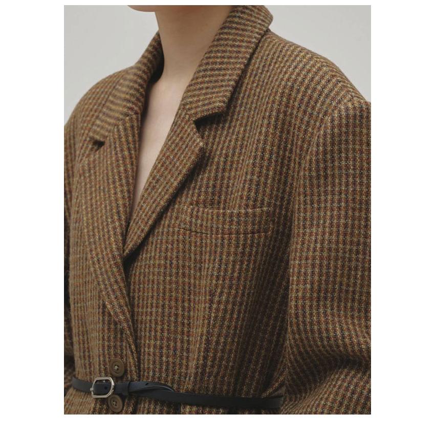 TODAYFUL トゥデイフル 2026Prefall アウター Wool100% Check Jacket 9