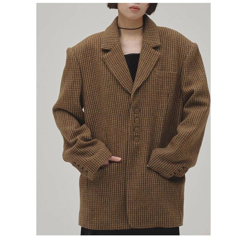 TODAYFUL トゥデイフル 2026Prefall アウター Wool100% Check Jacket 9
