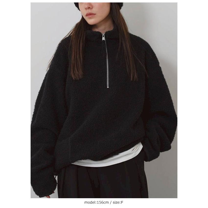 トゥデイフル TODAYFUL 2026Winter トップス Napping Halfzip Blouson 10月下旬〜11月中旬予約 ナッピングハーフジップブルゾン 長袖 12620205 26冬の画像