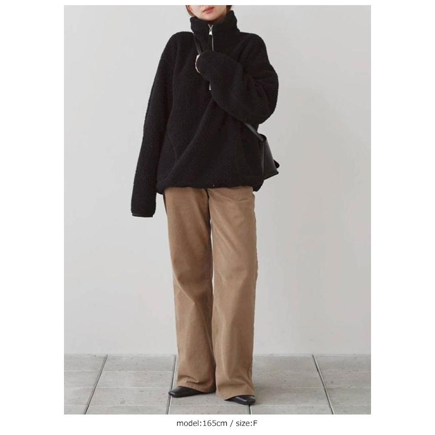 トゥデイフル TODAYFUL 2026Winter トップス Napping Halfzip Blouson 10月下旬〜11月中旬予約 ナッピングハーフジップブルゾン 長袖 12620205 26冬の画像