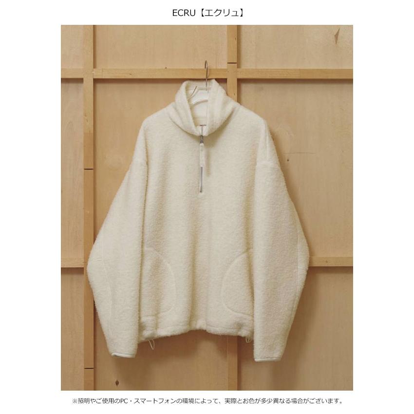 トゥデイフル TODAYFUL 2026Winter トップス Napping Halfzip Blouson 10月下旬〜11月中旬予約 ナッピングハーフジップブルゾン 長袖 12620205 26冬の画像