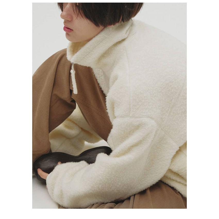 トゥデイフル TODAYFUL 2026Winter トップス Napping Halfzip Blouson 10月下旬〜11月中旬予約 ナッピングハーフジップブルゾン 長袖 12620205 26冬の画像