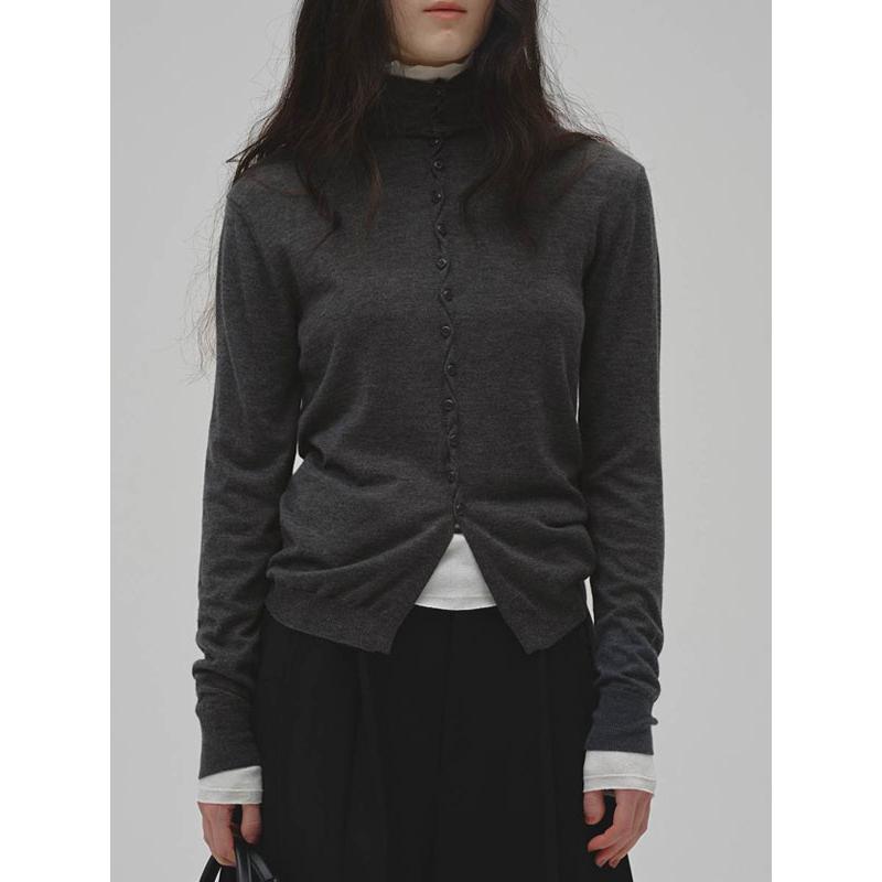 TODAYFUL トゥデイフル 2026Prefall トップス Turtleneck Button Knit