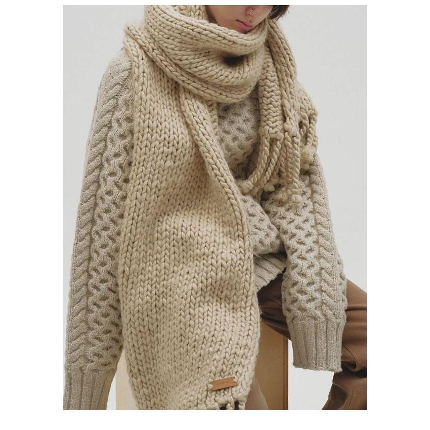 トゥデイフル TODAYFUL 2026Winter トップス Cable Over Knit 12月中旬〜1月上旬予約 ケーブルオーバーニット 長袖 ミドル丈 12620518 26冬の画像