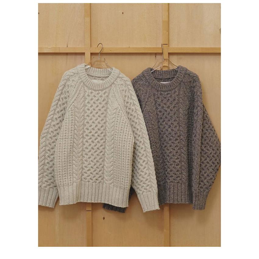 トゥデイフル TODAYFUL 2026Winter トップス Cable Over Knit 12月中旬〜1月上旬予約 ケーブルオーバーニット 長袖 ミドル丈 12620518 26冬の画像