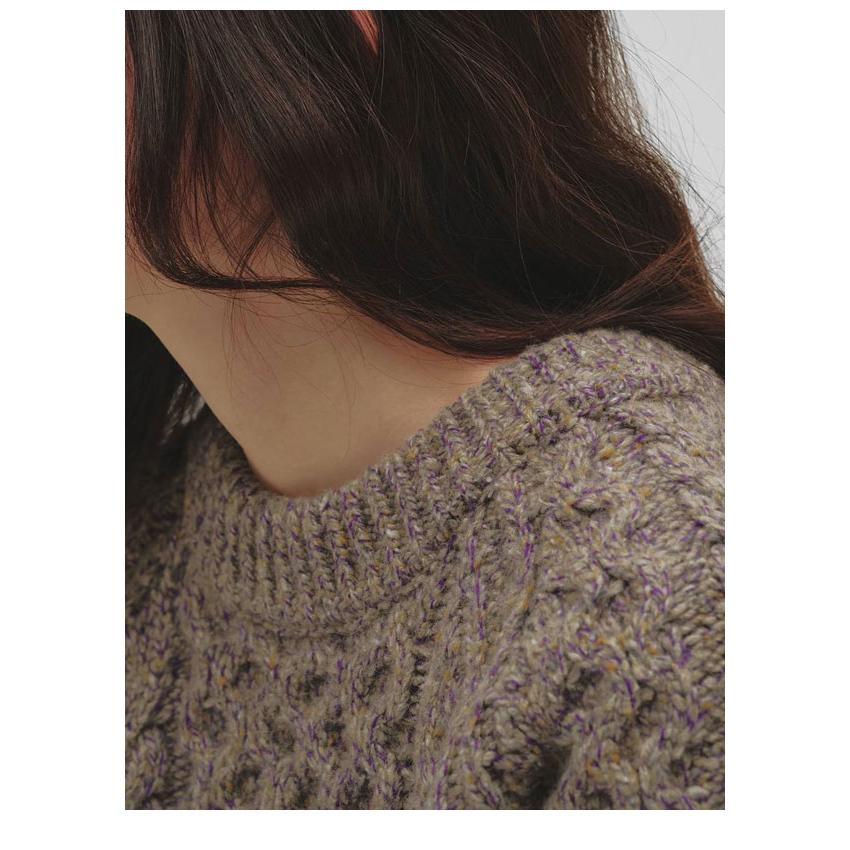トゥデイフル TODAYFUL 2026Winter トップス Cable Over Knit 12月中旬〜1月上旬予約 ケーブルオーバーニット 長袖 ミドル丈 12620518 26冬の画像