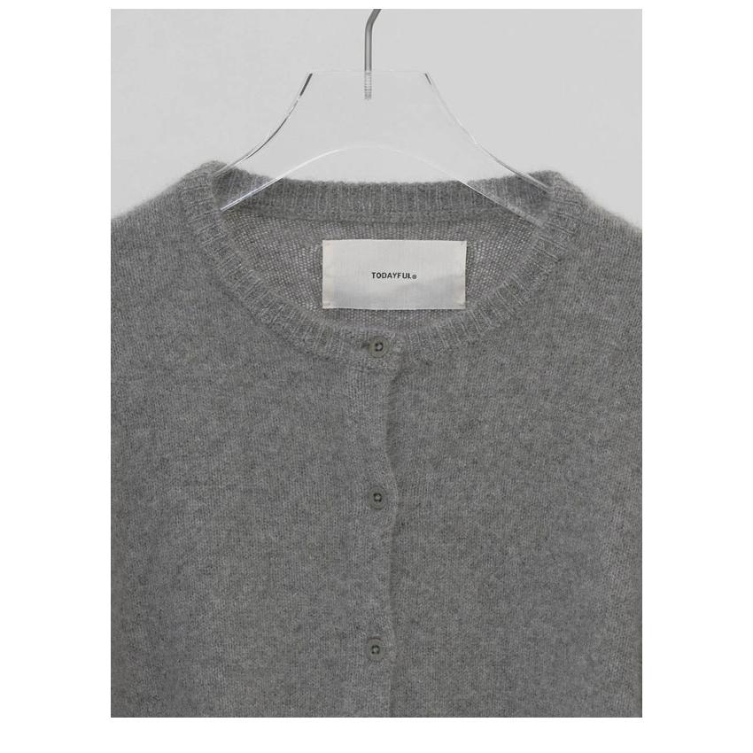 トゥデイフル TODAYFUL 2026Winter トップス Fox Wool Cardigan 11月中旬〜12月上旬予約 フォックスウールカーディガン 長袖 ミドル丈 12620522 12620804 | TODAYFUL | 15