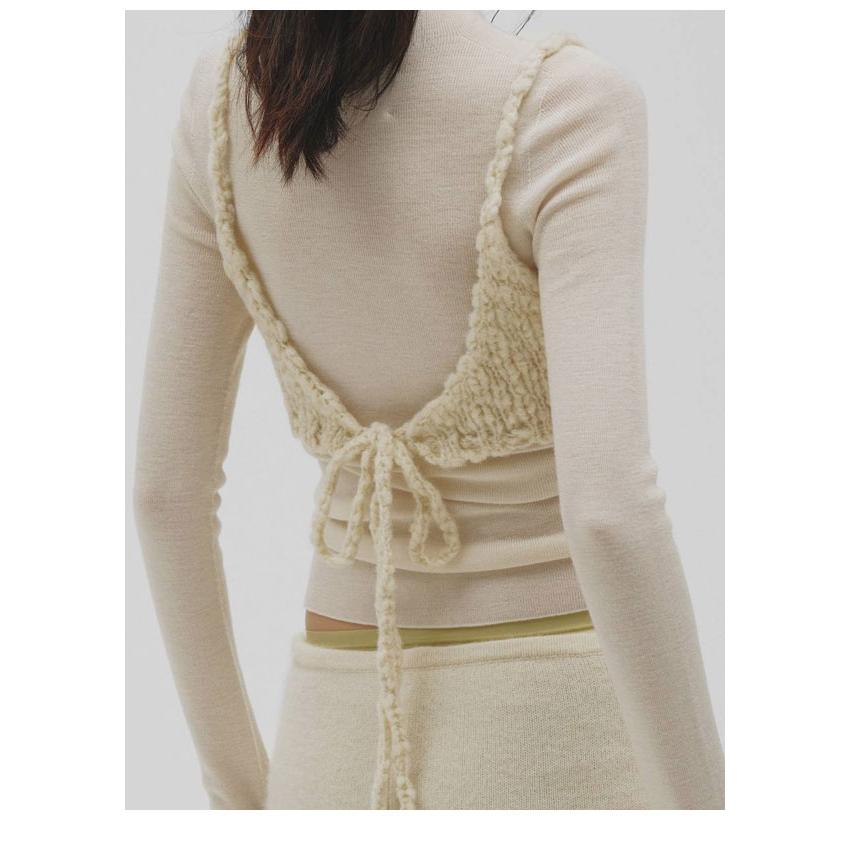 TODAYFUL トゥデイフル 2026Winter トップス Hand Knit Bustier 10月