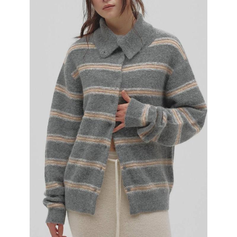 ジャケット/アウター 専用！！todayfulボーダーニットコート