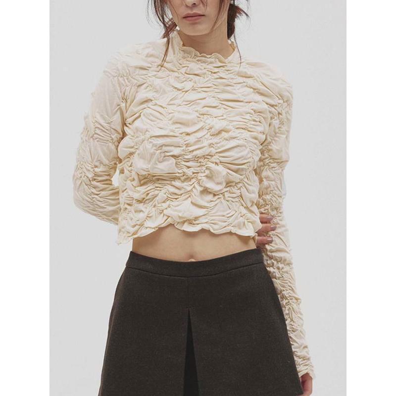 TODAYFUL トゥデイフル 2026Winter トップス Shirring Long T-shirts