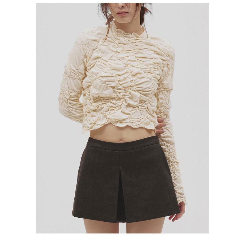 TODAYFUL トゥデイフル 2026Winter トップス Shirring Long T-shirts