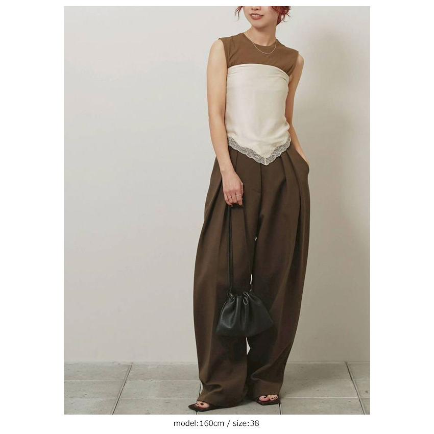 TODAYFUL トゥデイフル 2026Prefall ボトムス Bonding Wide Trousers 9