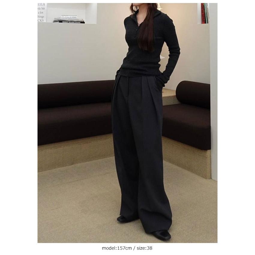 TODAYFUL トゥデイフル 2026Prefall ボトムス Bonding Wide Trousers 9