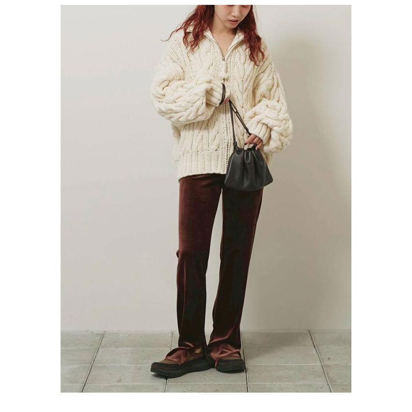 TODAYFUL トゥデイフル 2026Prefall ボトムス Velour Slit Leggings 8