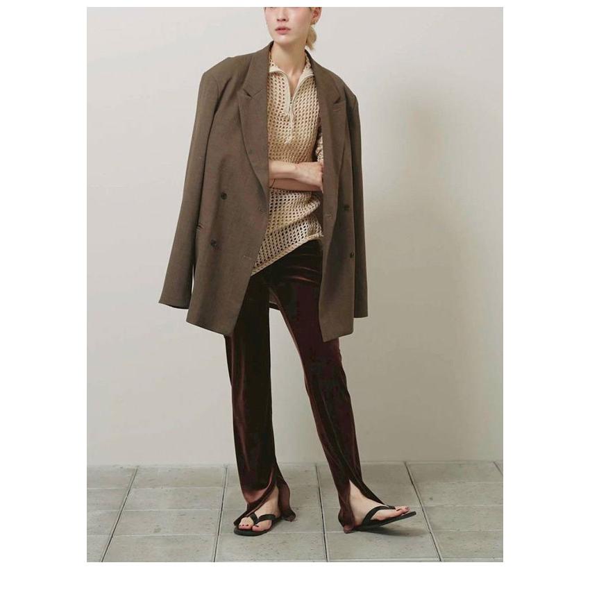 TODAYFUL トゥデイフル 2026Prefall ボトムス Velour Slit Leggings 8