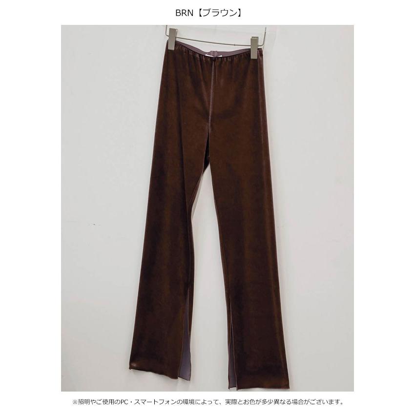 TODAYFUL トゥデイフル 2026Prefall ボトムス Velour Slit Leggings