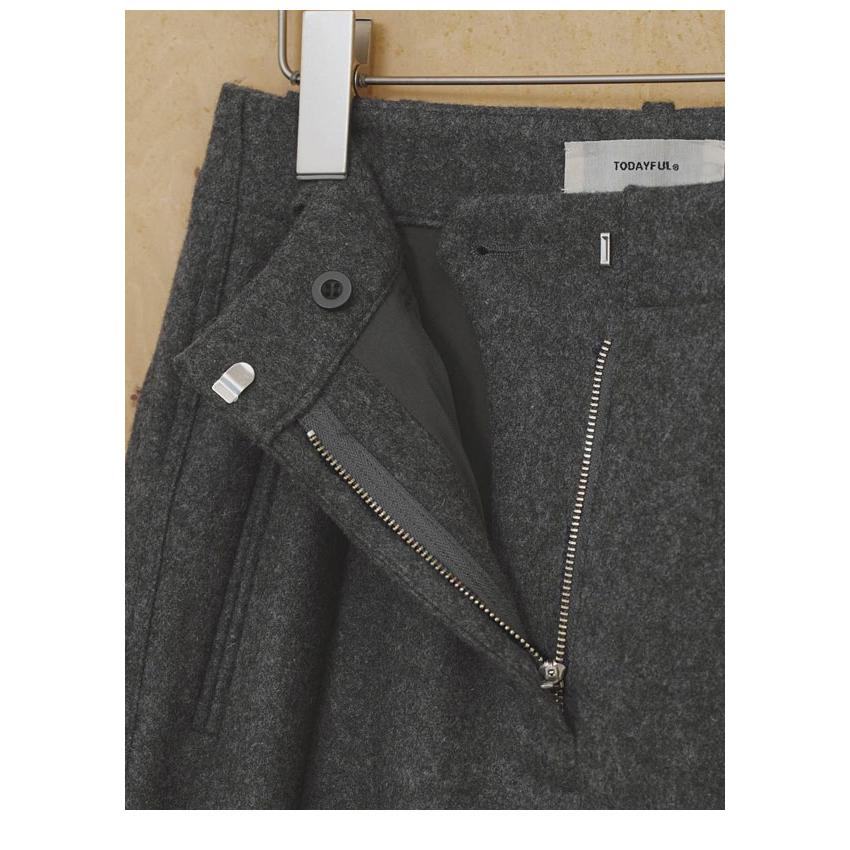 トゥデイフル TODAYFUL 2026Winter ボトムス Wool Painter Pants 11月下旬〜12月中旬予約 ウールペインターパンツ フルレングス ウール 12620716 26冬の画像