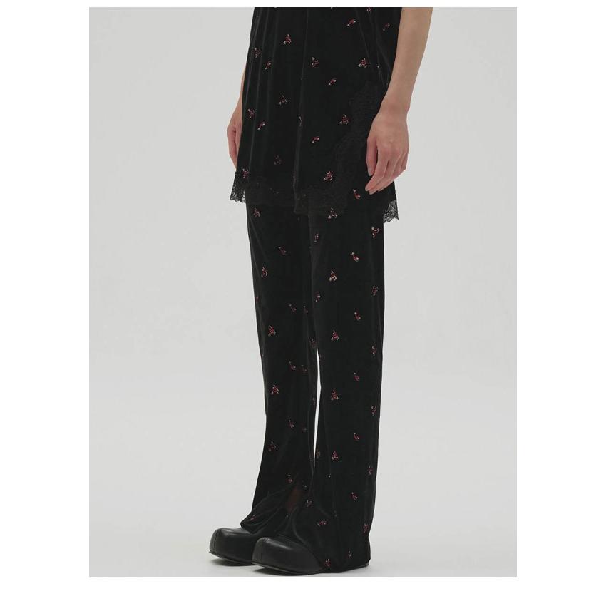 TODAYFUL トゥデイフル 2026Winter ボトムス Petit Flower Velour