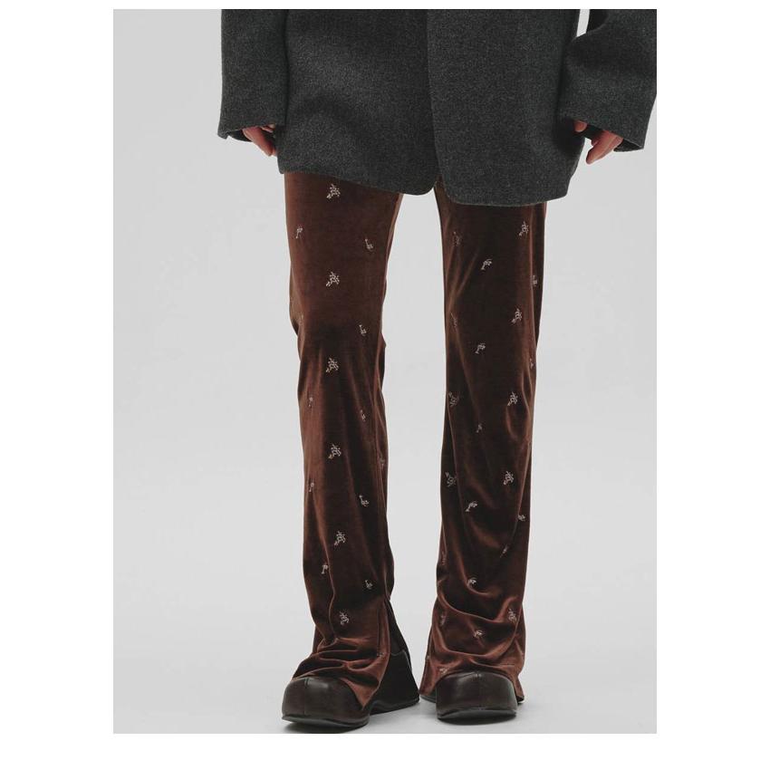 TODAYFUL トゥデイフル 2026Winter ボトムス Petit Flower Velour