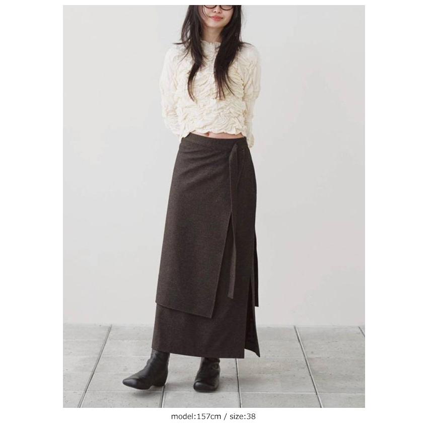 TODAYFUL トゥデイフル 2026Winter ボトムス Wool Wrap Skirt 11月中旬