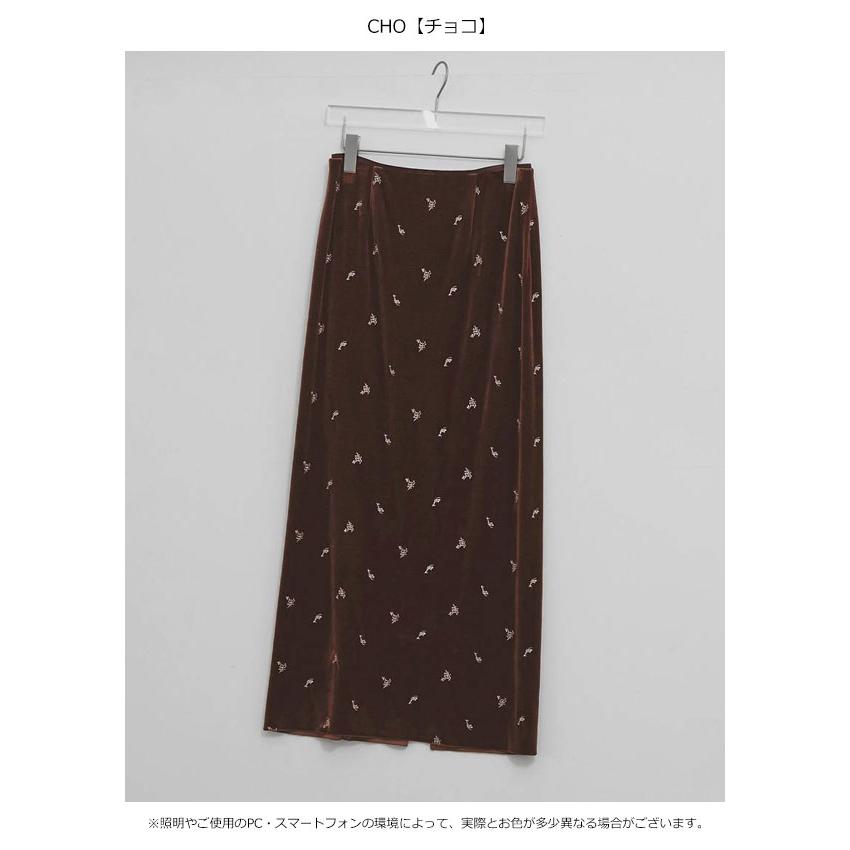 TODAYFUL トゥデイフル 2026Winter ボトムス Petit Flower Velour