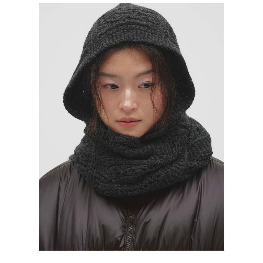 TODAYFUL トゥデイフル 2026Winter 小物 Cable Hoodie Muffler 11月