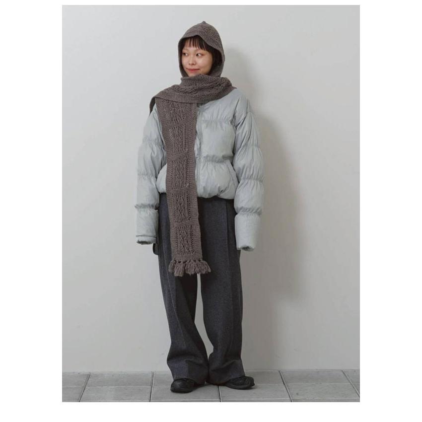 TODAYFUL トゥデイフル 2026Winter 小物 Cable Hoodie Muffler 11月