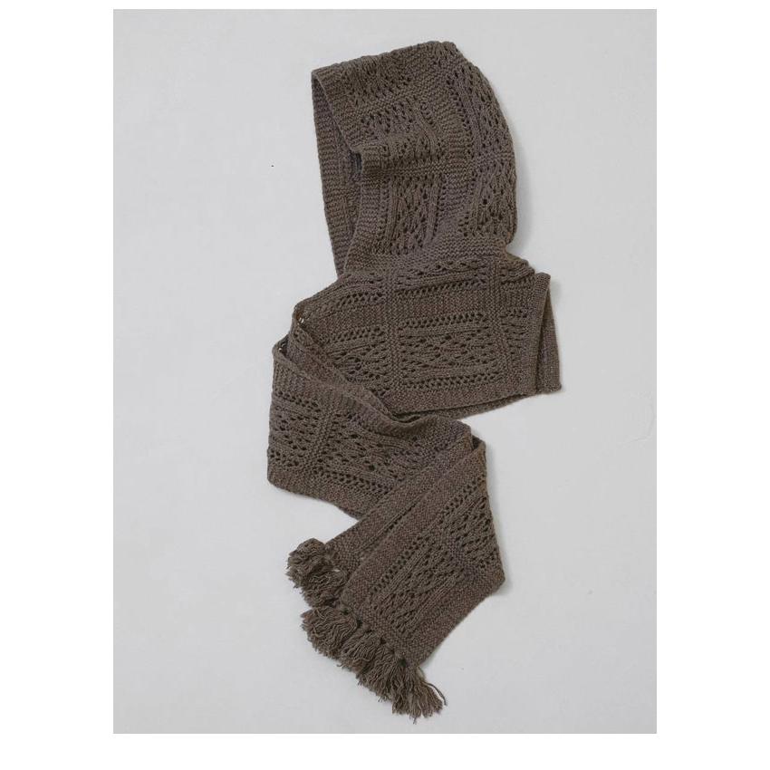 TODAYFUL トゥデイフル 2026Winter 小物 Cable Hoodie Muffler 11月