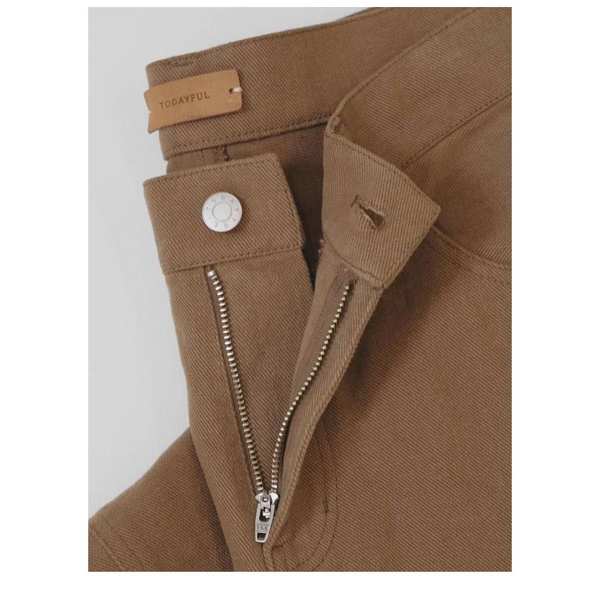 トゥデイフル TODAYFUL 2026Winter ボトムス Jamie's Denim 10月中旬〜11月上旬予約 ジェイミーズデニム ジーンズ パンツ ブラウン 12621404 26冬の画像