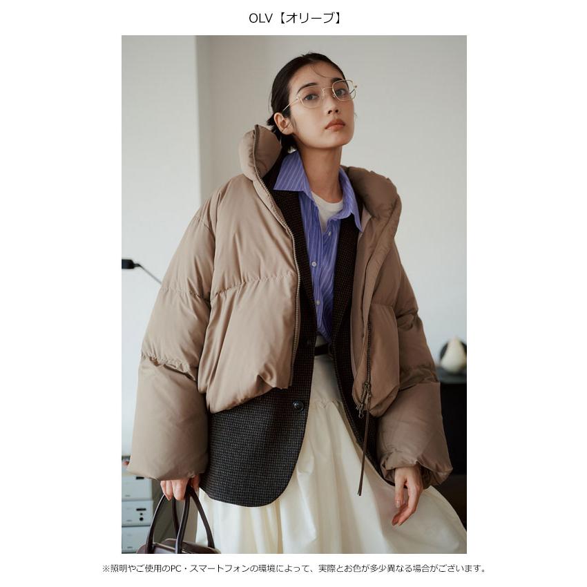 emmi エミ アウター 25秋冬 クロップドフォルムダウンコート 長袖