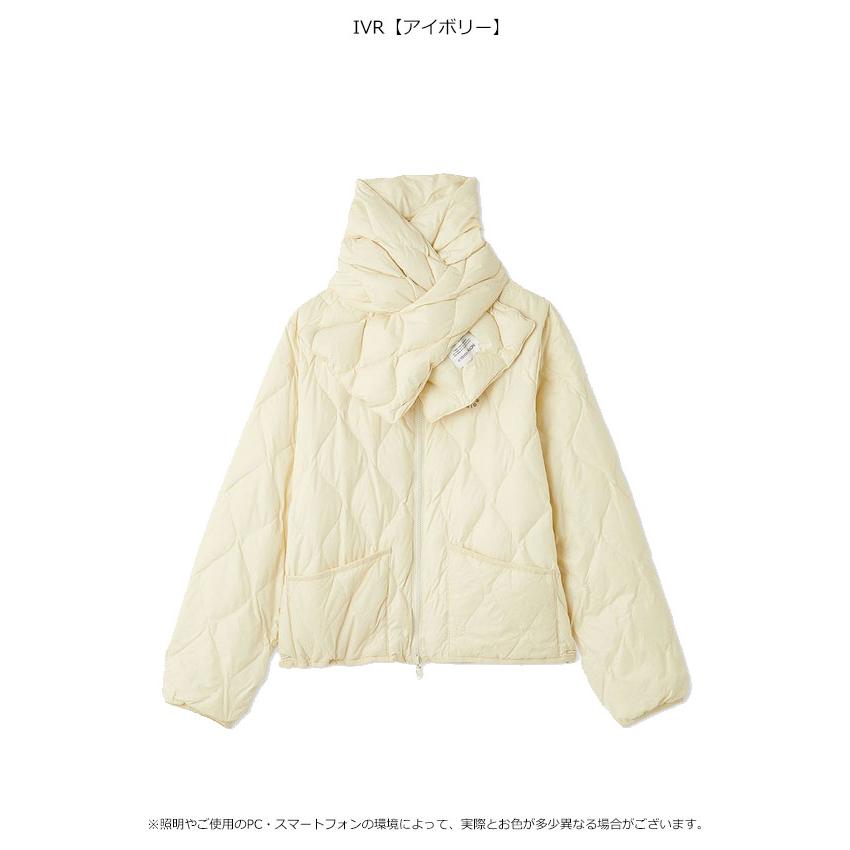 emmi エミ アイボリー リバーフードミドルコート emmi（エミ）の「ロイヤルジーロン・リバーフードミドルコート