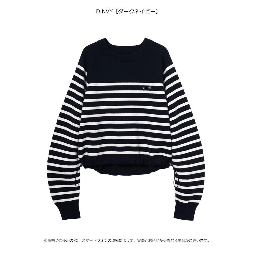 emmi 新作10%OFF エミ トップス 25秋冬 【7days】ドロストニット