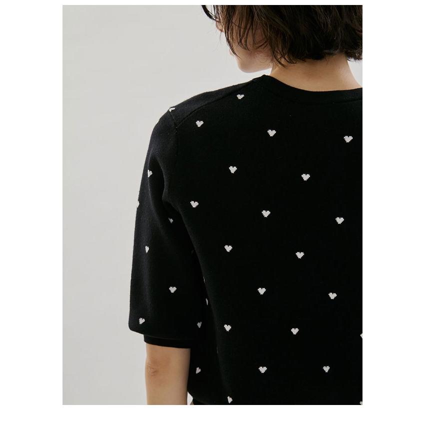 emmi 新作10%OFF エミ トップス 【HEART】eco ハーフスリーブハート