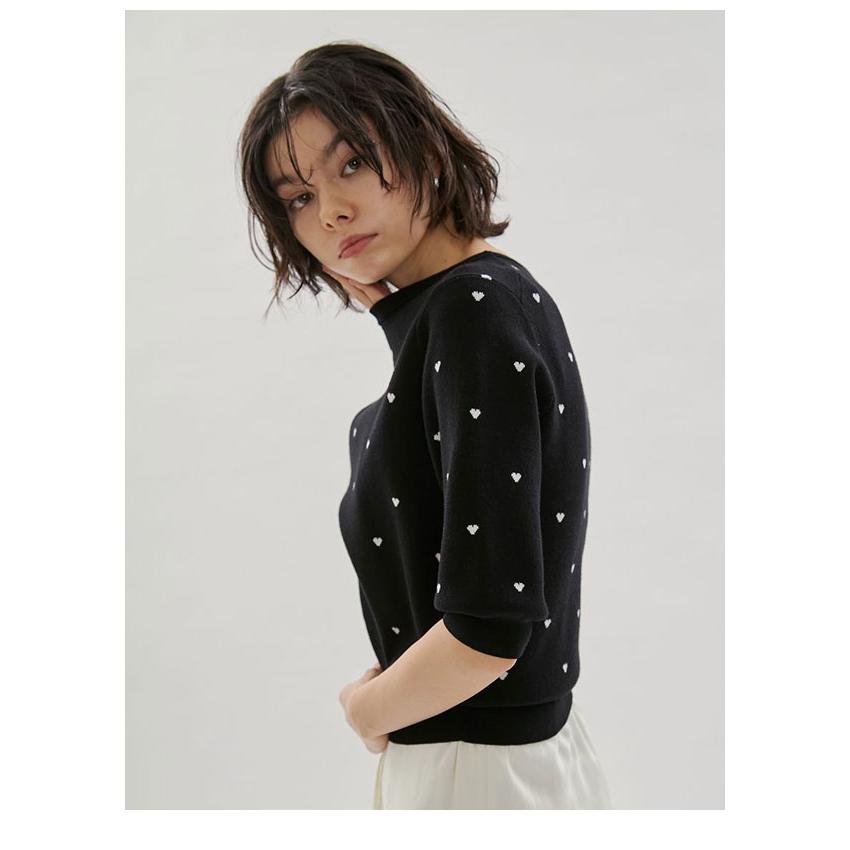 emmi 新作10%OFF エミ トップス 【HEART】eco ハーフスリーブハート