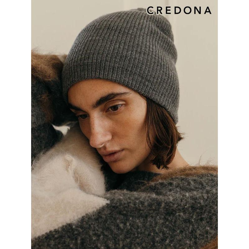 CREDONA（クレドナ） 小物 KNIT BEANIE 帽子 ニット帽 ビーニー