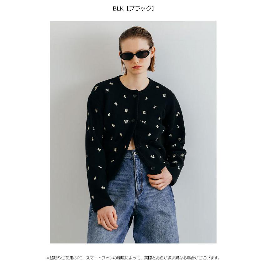 CREDONA（クレドナ） トップス FLOWER EMBROIDERY CD フラワーエン