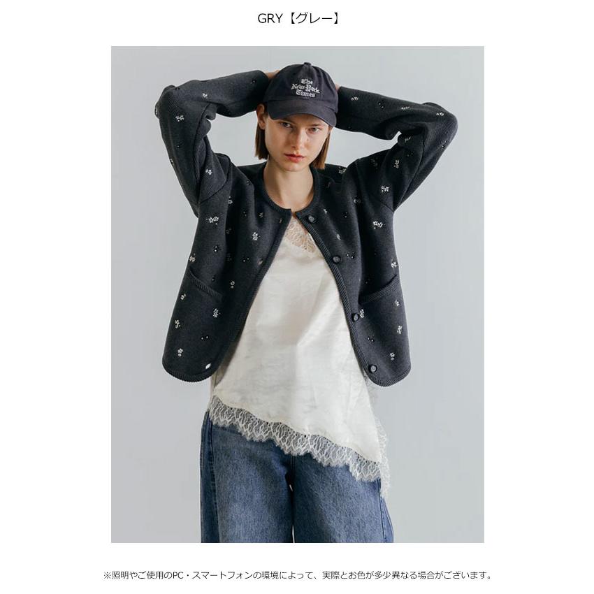 CREDONA（クレドナ） トップス FLOWER EMBROIDERY CD フラワーエン