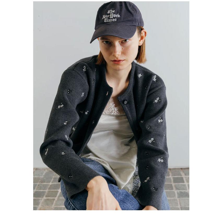 CREDONA（クレドナ） トップス FLOWER EMBROIDERY CD フラワーエン