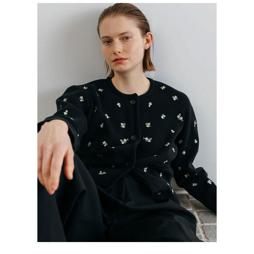 CREDONA（クレドナ） トップス FLOWER EMBROIDERY CD フラワーエン