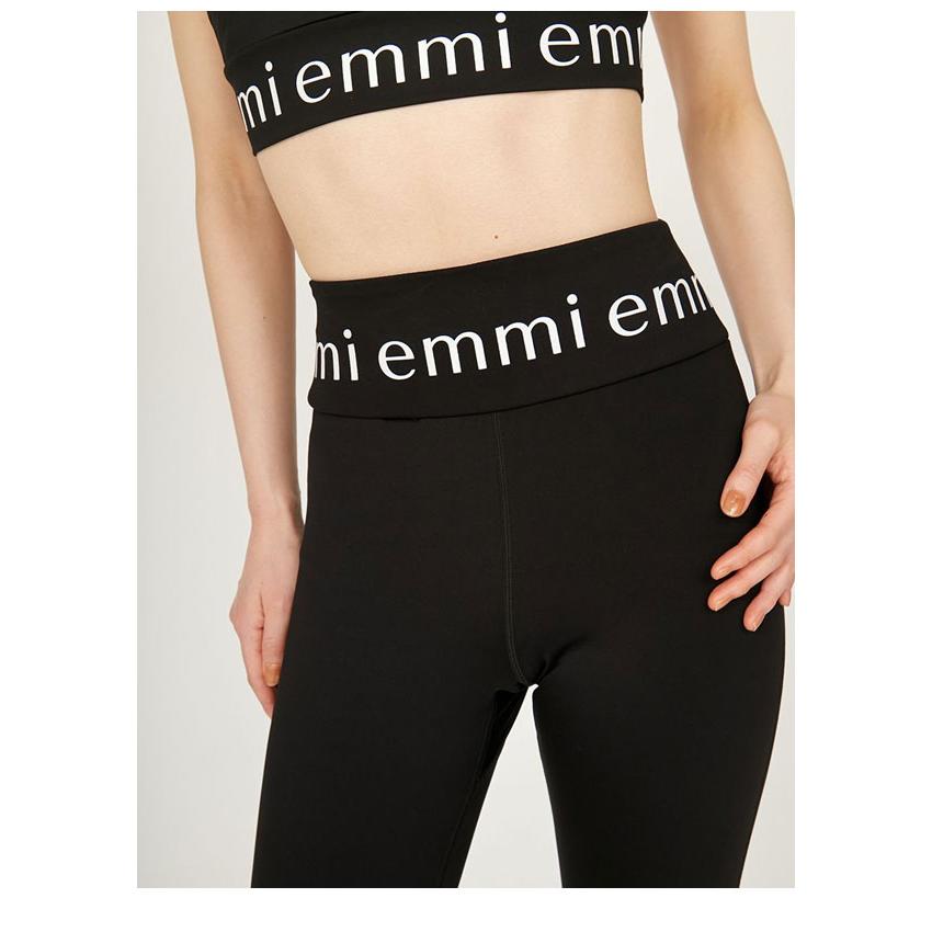 emmi エミ ボトムス emmiロゴレギンス パンツ フルレングス スポーツ