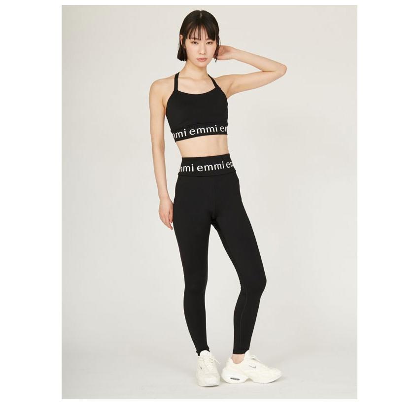 emmi エミ ボトムス emmiロゴレギンス パンツ フルレングス スポーツ