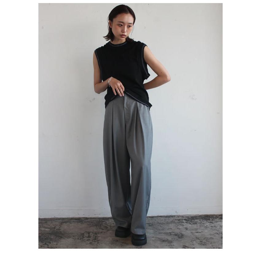 AGAWD アガウド ボトムス 25春夏 Tuck Trousers Pants タック