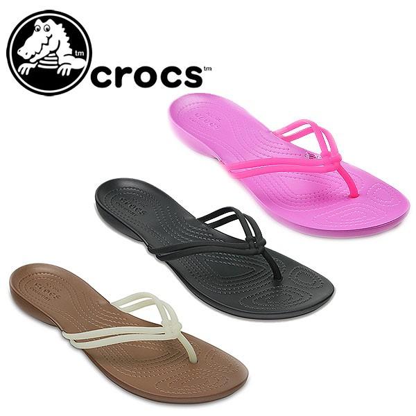 crocs isabella flip flops