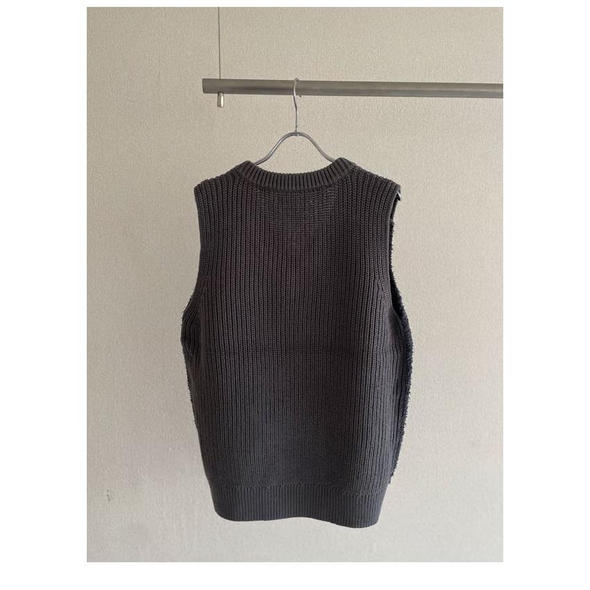 AGAWD Rope Knit Vest ブラック AGAWD SALE50%OFF アガウド トップス 25春夏 Tapeyarn Knit Vest